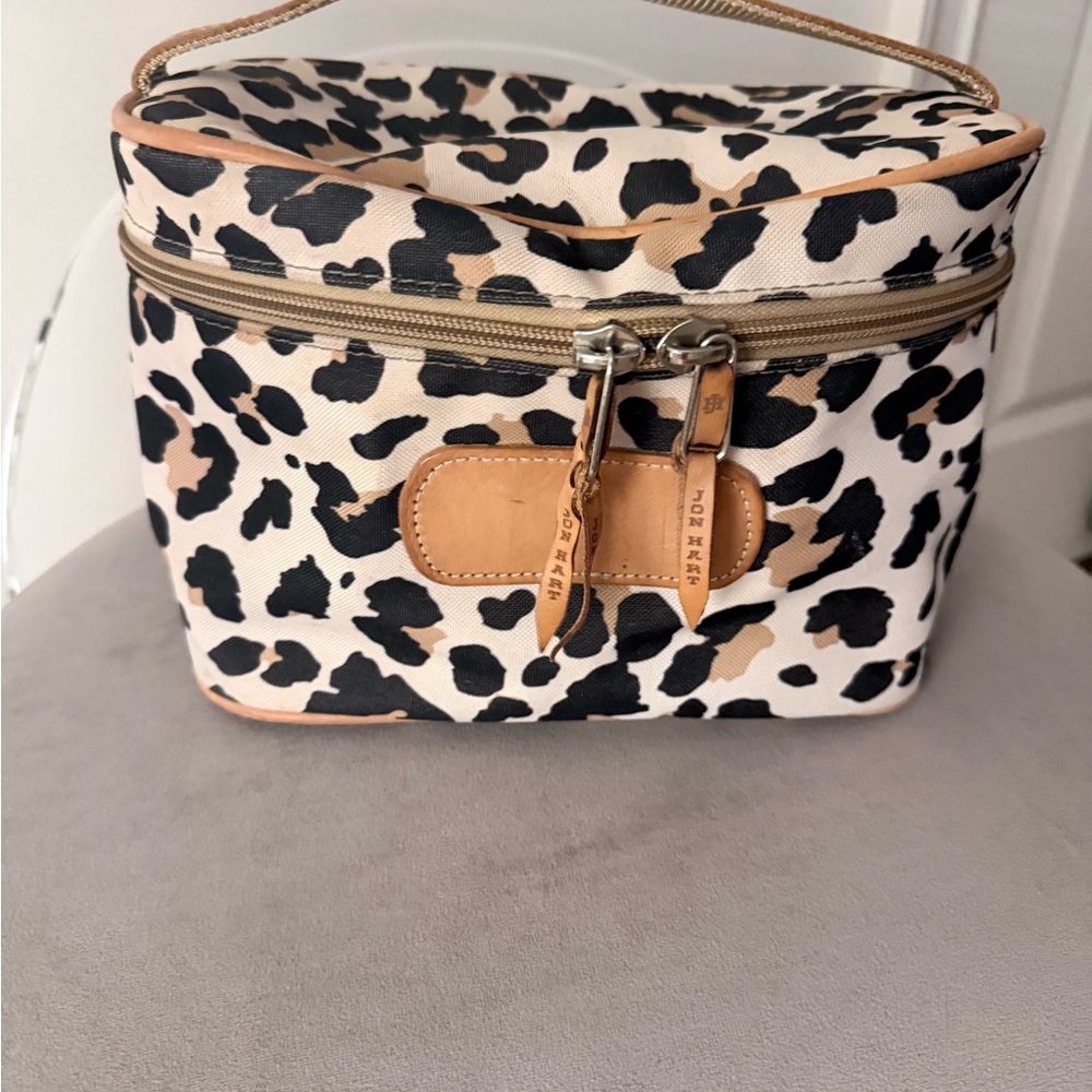 Jon Hart Design Leopard Print makeup case